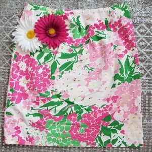 Lauren floral print stretch skirt size 2